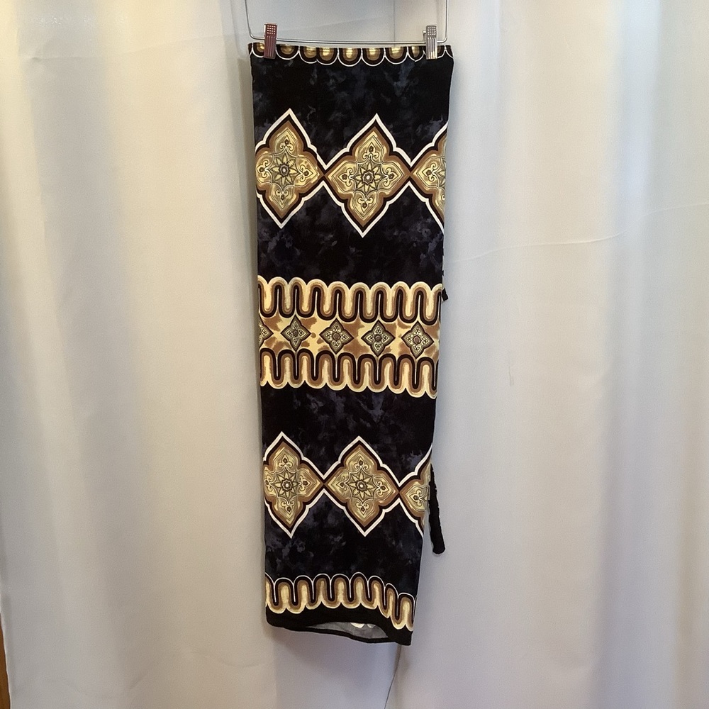 La Viola Wrap Skirt Women’s OS Ties Maxi Beachy Resort Vintage